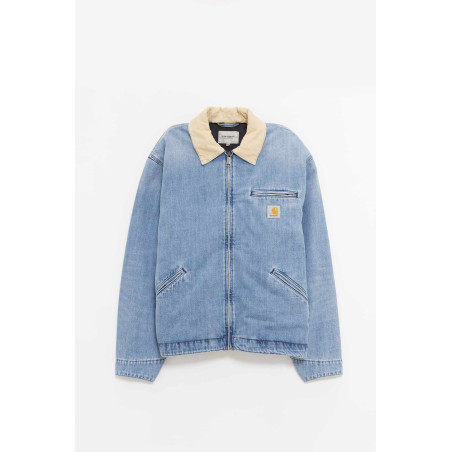 CARHARTT WIP BLUE DUSTY H BROWN OG DETROIT JACKET